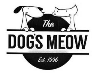 THE DOG'S MEOW EST. 1996 logo