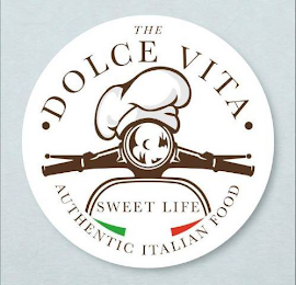 THE DOLCE VITA AUTHENTIC ITALIAN FOOD SWEET LIFE logo