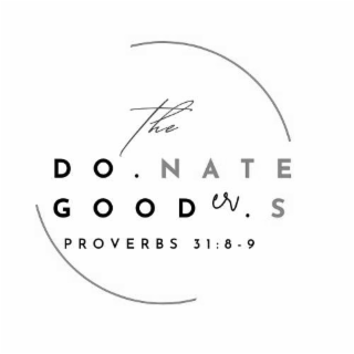 THE DO.NATE GOODER.S PROVERBS 31:8-9 logo