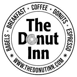 THE DONUT INN BAGELS BREAKFAST COFFEE DONUTS ESPRESSO WWW.THEDONUTINN.COM logo