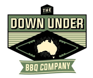 THE DOWN UNDER BBQ COMPANY logo