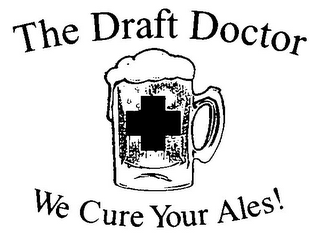 THE DRAFT DOCTOR WE CURE YOUR ALES! logo