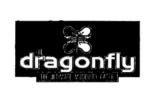 THE DRAGONFLY THE ULTIMATE MOSQUITO-EATER logo