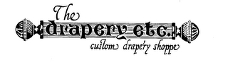 THE DRAPERY, ETC. CUSTOM DRAPERT SHOPPE logo