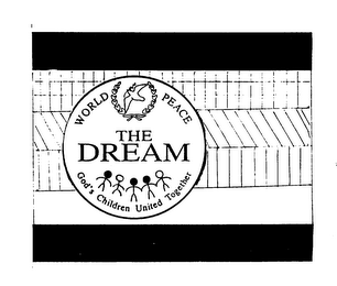 THE DREAM WORLD PEACE GOD'S CHILDREN UNITED TOGETHER logo