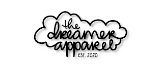 THE DREAMER APPAREL , ESTABLISHED 2020 logo