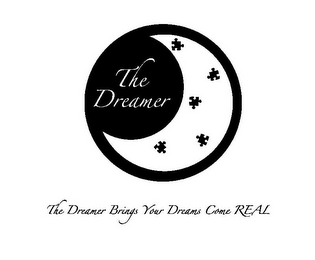 THE DREAMER THE DREAMER BRINGS YOUR DREAMS COME REAL logo