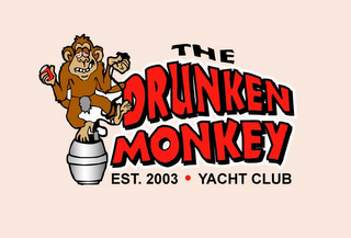 THE DRUNKEN MONKEY YACHT CLUB EST. 2003 logo