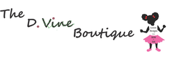 THE D.VINE BOUTIQUE CUSTOM DESIGNS FROM BOW TO TOE logo