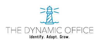 THE DYNAMIC OFFICE IDENTIFY· ADAPT· GROW· logo
