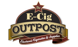 THE E-CIG OUTPOST ELECTRONIC CIGARETTES & SUPPLIES logo