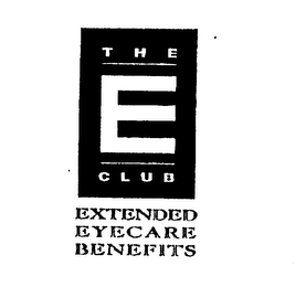 THE E CLUB EXTENDED EYECARE BENEFITS logo