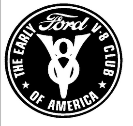 THE EARLY FORD V-8 CLUB OF AMERICA V8 logo