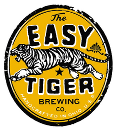 THE EASY TIGER BREWING CO. HANDCRAFTED IN OHIO USA logo