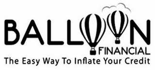 THE EASY WAY TO INFLATE YOUR CREDIT BALLOON FINANCIAL logo