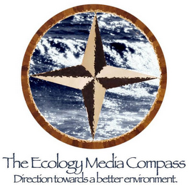 THE ECOLOGY MEDIA COMPASS DIRECTION TOWARDS A BETTER ENVIRONMENT. logo