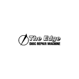 THE EDGE DISC REPAIR MACHINE logo