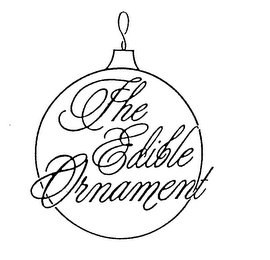 THE EDIBLE ORNAMENT logo