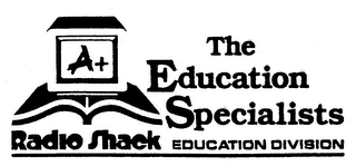 THE EDUCATION SPECIALISTS RADIO SHACK EDUCATION DIVISION A+ logo