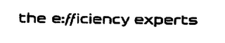 THE E:FFICIENCY EXPERTS logo