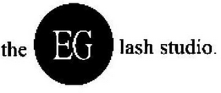 THE EG LASH STUDIO. logo