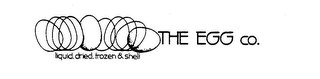 THE EGG CO. LIQUID, DRIED, FROZEN & SHELL logo