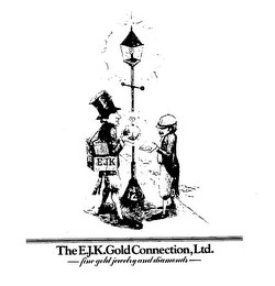 THE E.J.K. GOLD CONNECTION, LTD. FINE GOLD JEWELRY AND DIAMONDS EJK logo