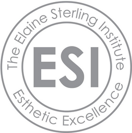 THE ELAINE STERLING INSTITUTE ESTHETIC EXCELLENCE ESI logo