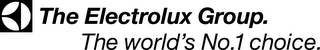 THE ELECTROLUX GROUP.  THE WORLD'S NO. 1 CHOICE. logo