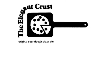 THE ELEGANT CRUST ORIGINAL SOUR DOUGH PIZZA PIE logo