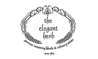 THE ELEGANT HERB GOURMET SEASONING BLEND & CULINARY MIXES SINCE 1984 logo