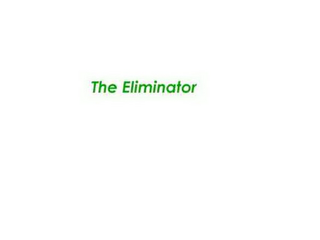 THE ELIMINATOR logo