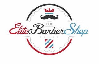 THE ELITE BARBER SHOP logo
