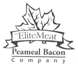 THE ELITE MEAT PEAMEAL BACON COMPANY logo