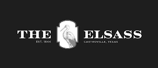 THE ELSASS EST. 1844 CASTROVILLE, TEXAS logo