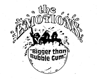THE EMOTIONS BIGGER THAN BUBBLE GUM logo