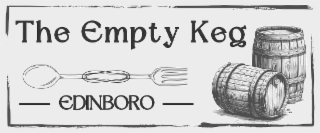 THE EMPTY KEG EDINBORO logo