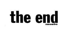THE END MUSIC logo
