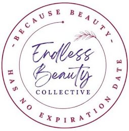 THE ENDLESS BEAUTY COLLECTIVE BECAUSE BEAUTY HAS NO EXPIRATION DATE logo