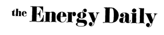 THE ENERGY DAILY logo