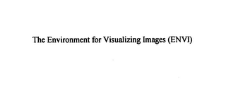 THE ENVIRONMENT FOR VISUALIZING IMAGES (ENVI) logo