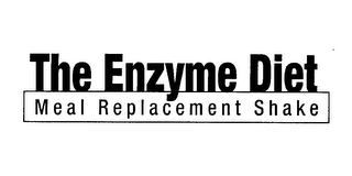 THE ENZYME DIET MEAL REPLACEMENT SHAKE