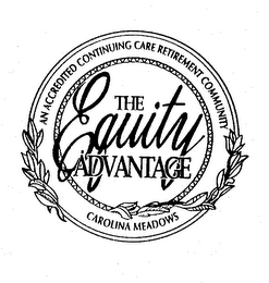 THE EQUITY ADVANTAGE CAROLINA MEADOWS AN ACCREDITED CONTINUING CARE RETIREMENT COMMUNITY logo