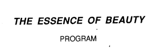 THE ESSENCE OF BEAUTY PROGRAM logo
