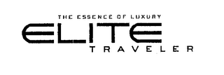 THE ESSENCE OF LUXURY ELITE TRAVELER logo