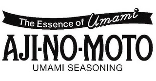 THE ESSENCE OF UMAMI AJI-NO-MOTO UMAMI SEASONING logo