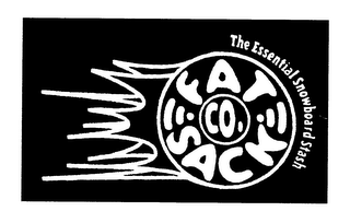 THE ESSENTIAL SNOWBOARD STASH FAT SACK CO. logo