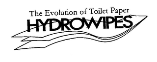 THE EVOLUTION OF TOILET PAPER HYDROWIPES logo