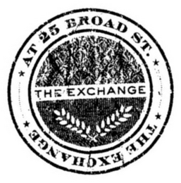 THE EXCHANGE AT 25 BROAD ST. THE EXCHANGE logo