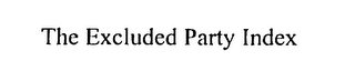 THE EXCLUDED PARTY INDEX logo